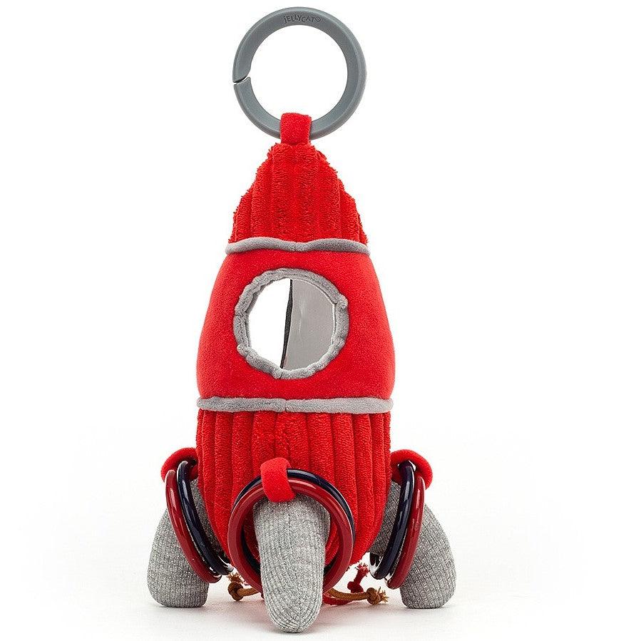 Jellycat: zawieszka rakieta Cosmopop Rocket Activity Toy 22 cm - Noski Noski