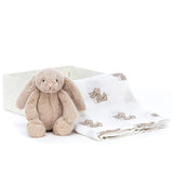 Jellycat: zestaw prezentowy dla niemowląt Bashful Bunny Gift Set - Noski Noski