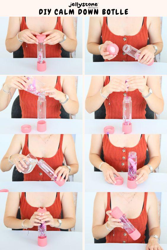 Jellystone Designs: butelka sensoryczna DIY Calm Bottle - Noski Noski