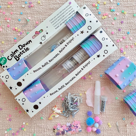 Jellystone Designs: butelka sensoryczna jednorożec DIY Calm Bottle - Noski Noski
