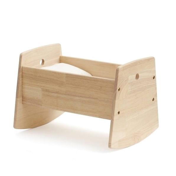 Kid's Concept: drewniana kołyska dla lalek Nature - Noski Noski