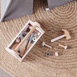 Kid’s Concept: drewniana skrzynka z narzędziami Toy Tool Kit Star - Noski Noski