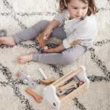 Kid’s Concept: drewniana skrzynka z narzędziami Toy Tool Kit Star - Noski Noski