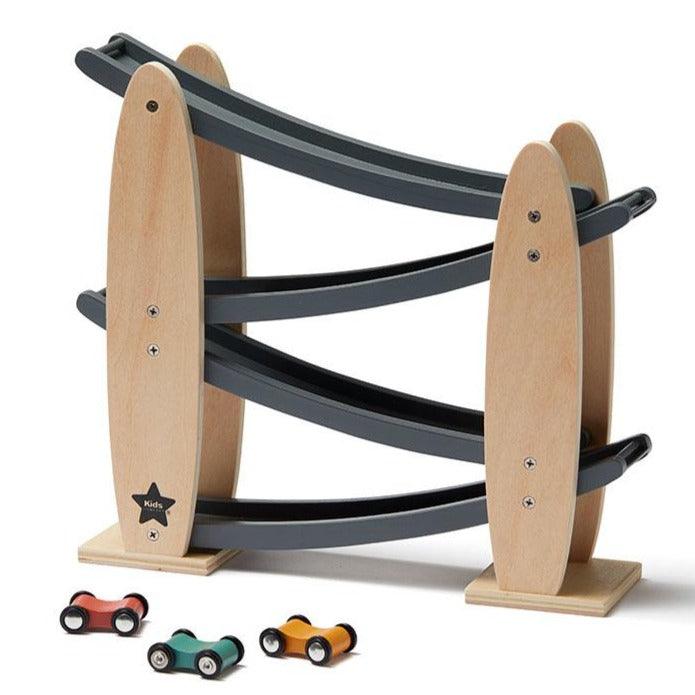 Kid's Concept: drewniana zjeżdżalnia dla autek - Noski Noski
