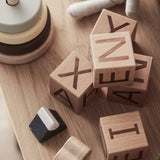 Kid's Concept: drewniane klocki alfabet Nature Neo - Noski Noski