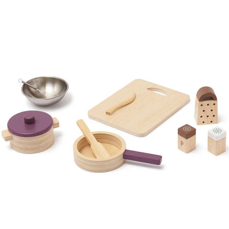 Kid's Concept: drewniane naczynia kuchenne Kid's Bistro - Noski Noski