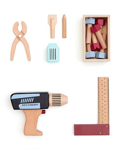 Kid's Concept: drewniane narzędzia w walizce Kid's Hub - Noski Noski