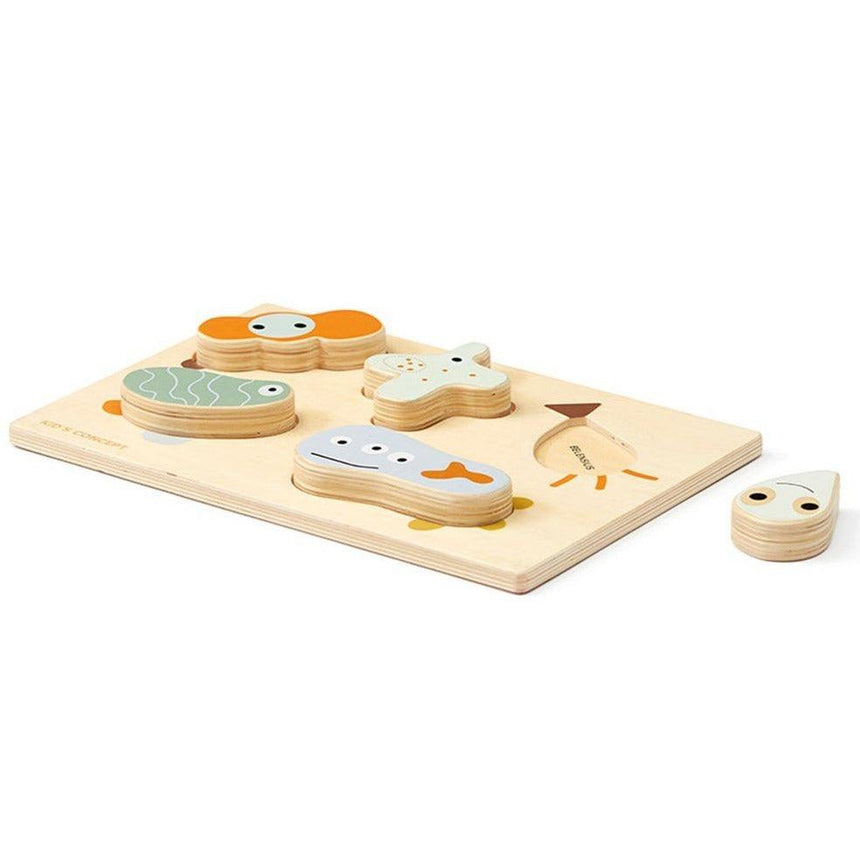 Kid's Concept: drewniane puzzle bakterie MicroNeo - Noski Noski