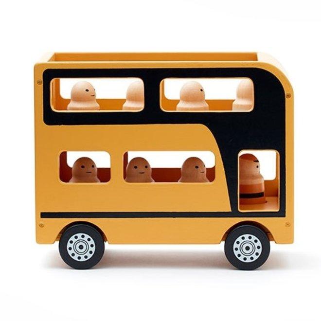 Kid's Concept: drewniany autobus piętrowy Aiden - Noski Noski