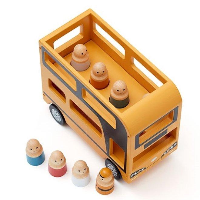 Kid's Concept: drewniany autobus piętrowy Aiden - Noski Noski