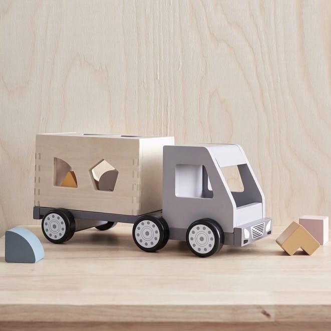 Kid's Concept: drewniany sorter ciężarówka Aiden - Noski Noski