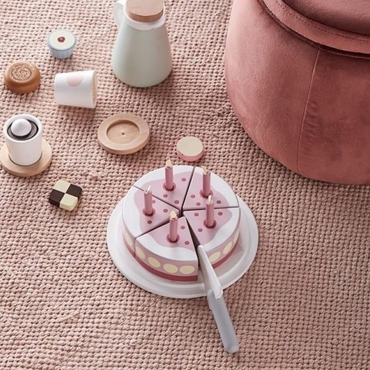 Kid's Concept: drewniany tort urodzinowy Kid's Bistro - Noski Noski