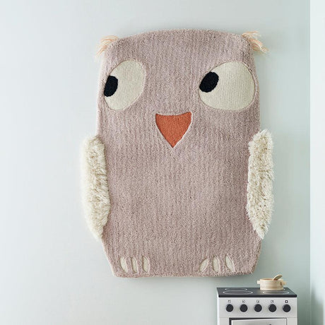 Kid's Concept: dywan bawełniany sowa Pink Owl - Noski Noski