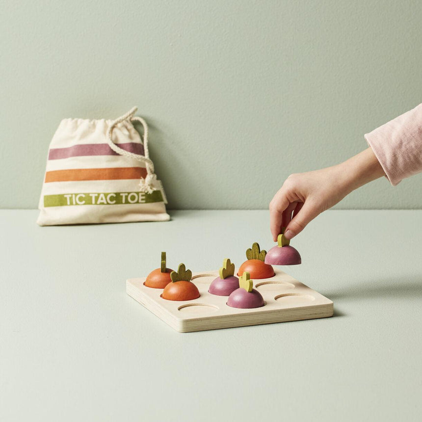 Kid's Concept: gra warzywne kółko i krzyżyk Tic Tac Toe Veggie - Noski Noski