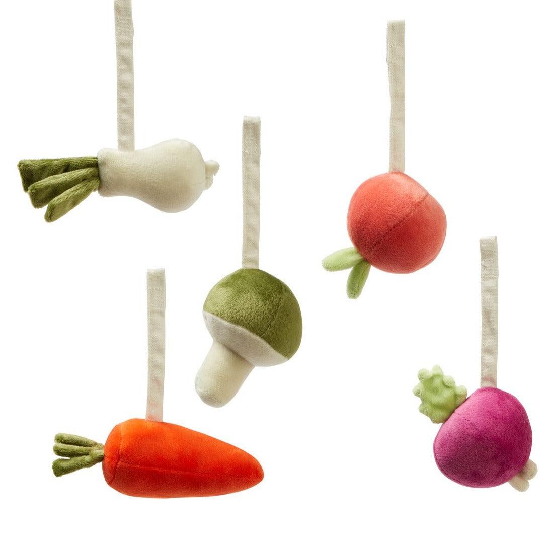 Kid's Concept: zawieszki do maty aktywnościowej warzywa Bistro - Noski Noski