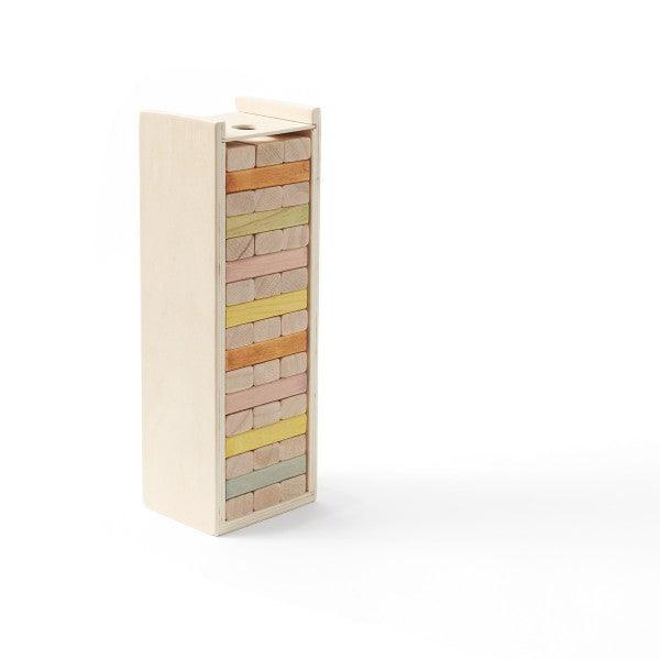 Kids Concept: klocki drewniane w skrzynce Wieża - Noski Noski