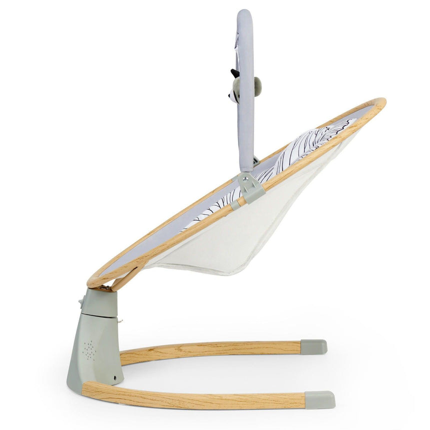 Kinderkraft: bujaczek Lumi Wooden Grey - Noski Noski
