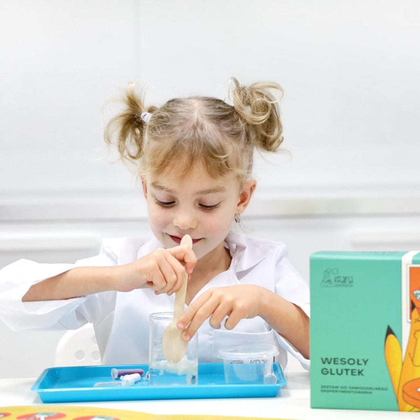 Kraina Eksperymentów: domowe laboratorium Wesoły Glutek - Noski Noski