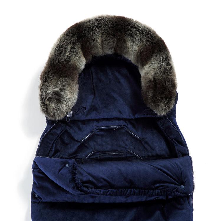 La Millou: śpiworek do wózka Aspen Winterproof Uni Velvet Collection - Noski Noski