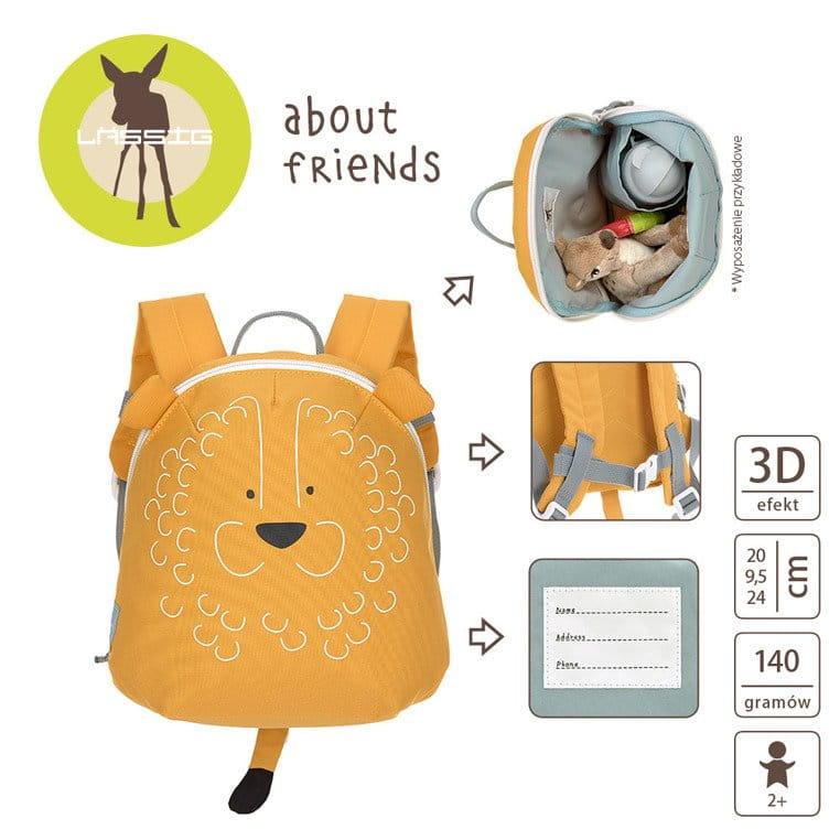 Lässig: mini plecak dla dzieci Lew About Friends - Noski Noski