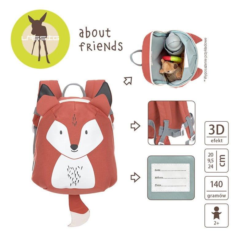Lässig: mini plecak dla dzieci Lisek About Friends - Noski Noski