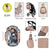 Lässig: plecak dla mamy z akcesoriami Goldie Backpack Glam Label - Noski Noski