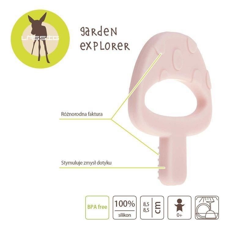 Lässig: silikonowy gryzak grzybek Garden Explorer - Noski Noski