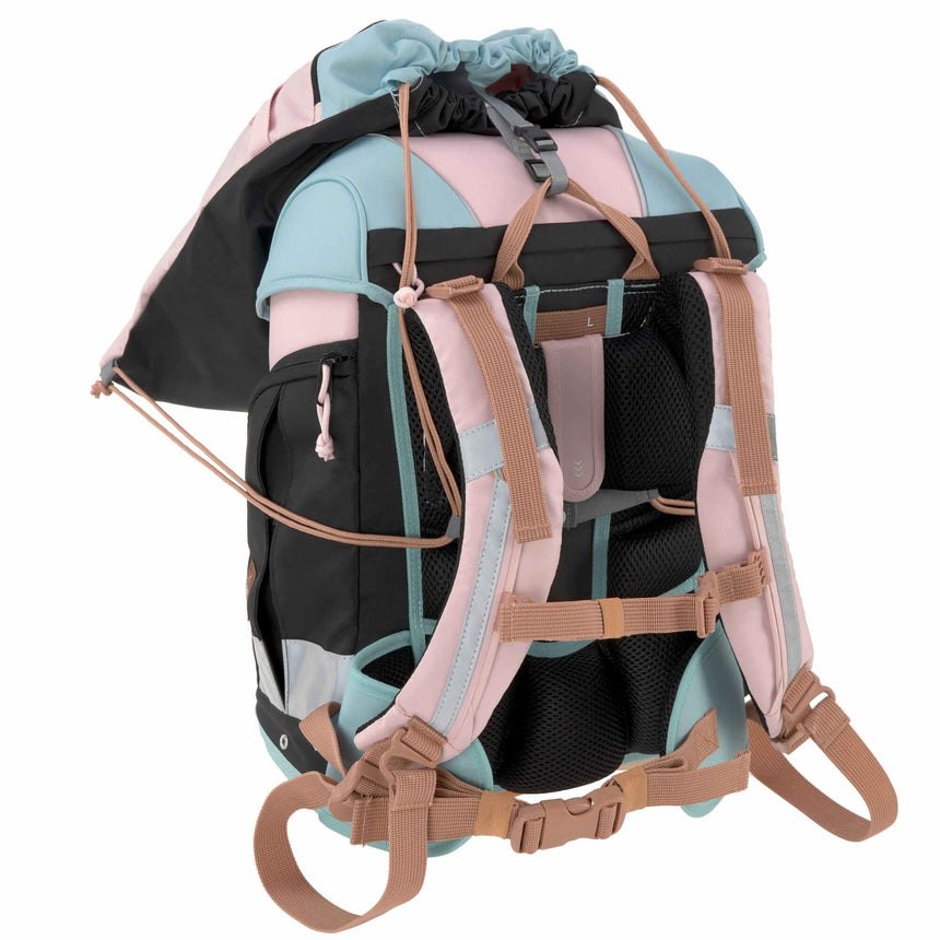 Lässig: zestaw szkolny Boxy Unique Rose/ Blue/ Black 7 el. - Noski Noski
