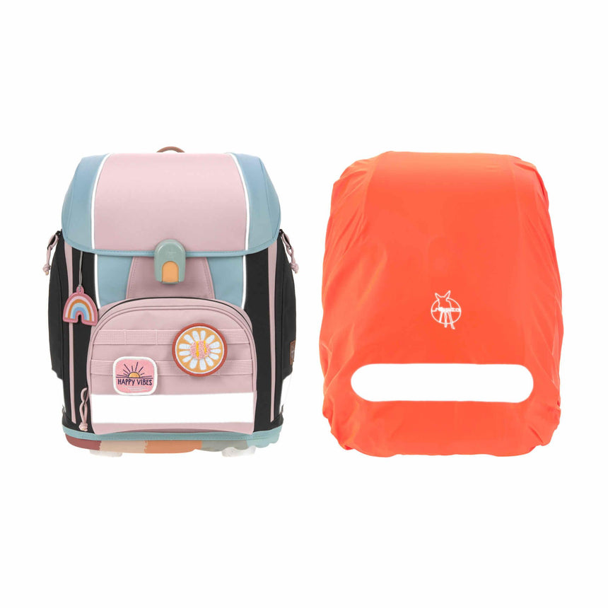 Lässig: zestaw szkolny Boxy Unique Rose/ Blue/ Black 7 el. - Noski Noski