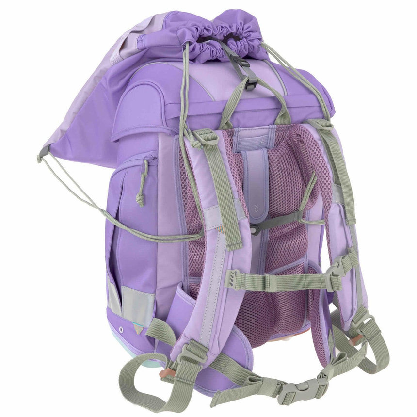 Lässig: zestaw szkolny Boxy Unique Violet/ Lavender 7 el. - Noski Noski