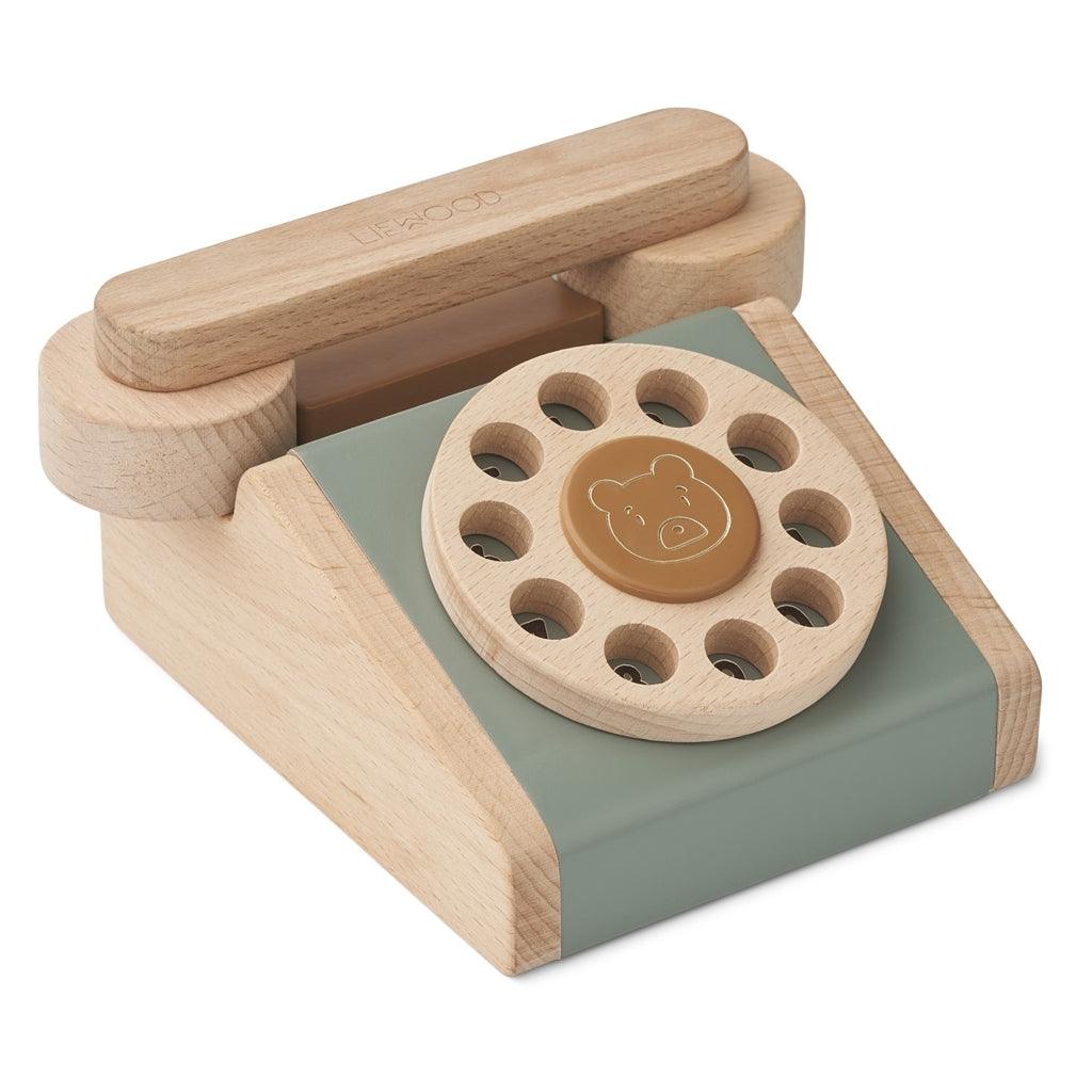 Liewood: drewniany telefon Selma Classic Phone - Noski Noski