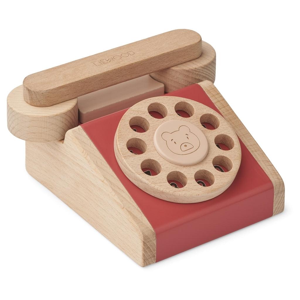 Liewood: drewniany telefon Selma Classic Phone - Noski Noski