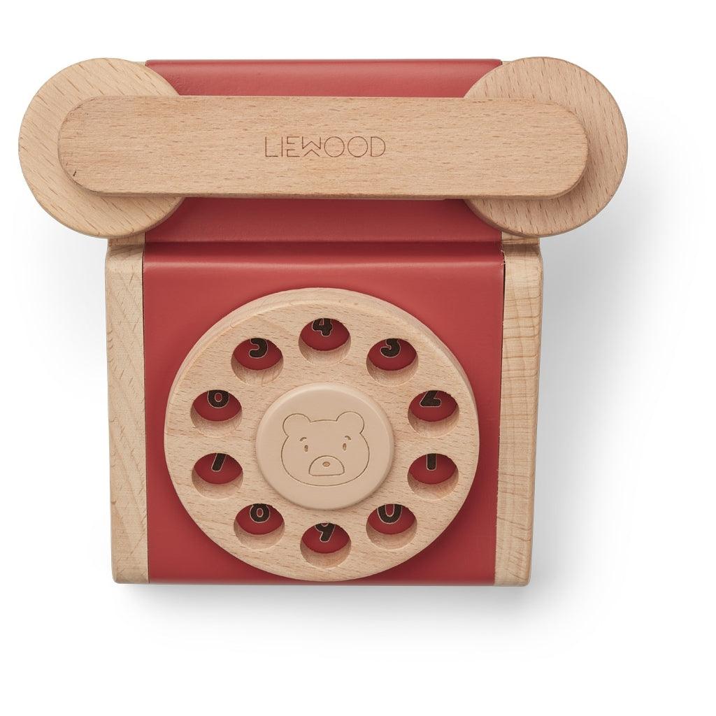 Liewood: drewniany telefon Selma Classic Phone - Noski Noski