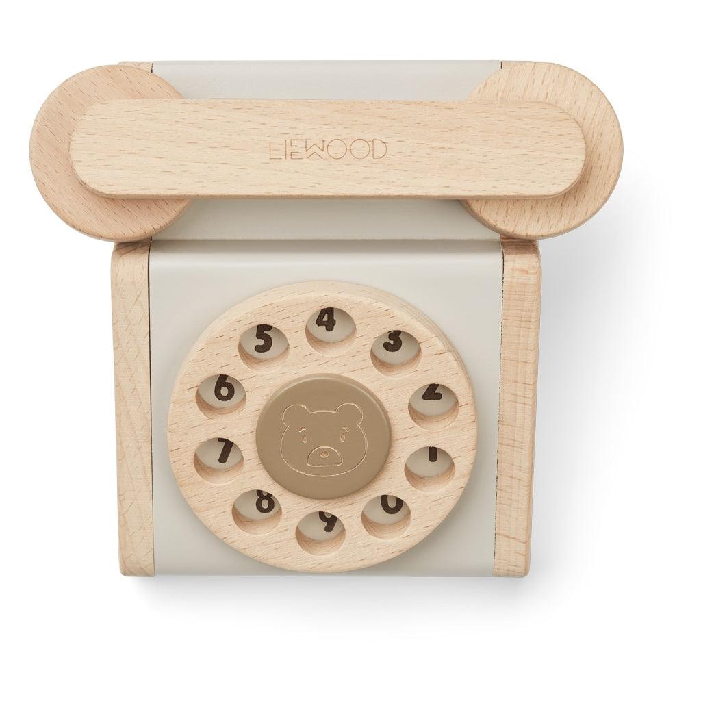 Liewood: drewniany telefon Selma Classic Phone - Noski Noski