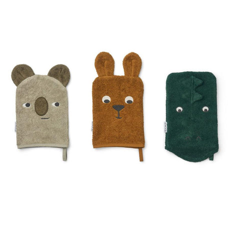 Liewood: myjki dla dzieci Sylvester Washcloths 3-pack - Noski Noski