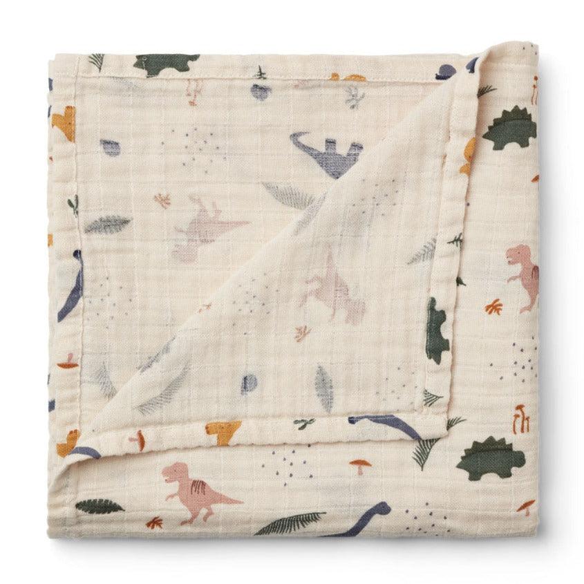 Liewood: otulacz muślinowy Ben Muslin Swaddle Print - Noski Noski