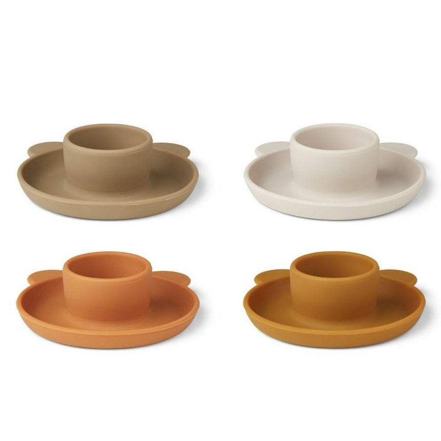 Liewood: podstawka na jajko Janus Egg Cup 4 szt. - Noski Noski