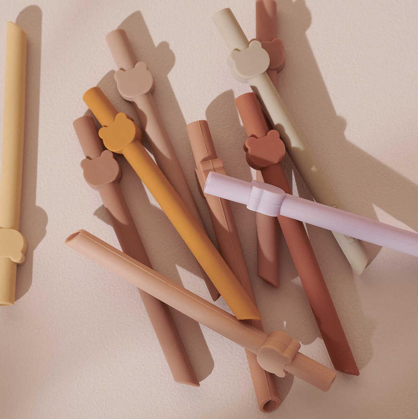 Liewood: silikonowe słomki Badu Straw 10-pack - Noski Noski