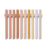 Liewood: silikonowe słomki Badu Straw 10-pack - Noski Noski