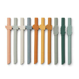 Liewood: silikonowe słomki Badu Straw 10-pack - Noski Noski