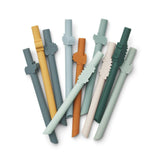 Liewood: silikonowe słomki Badu Straw 10-pack - Noski Noski