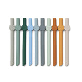 Liewood: silikonowe słomki Badu Straw 10-pack - Noski Noski