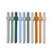 Liewood: silikonowe słomki Badu Straw 10-pack - Noski Noski