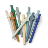 Liewood: silikonowe słomki Badu Straw 10-pack - Noski Noski