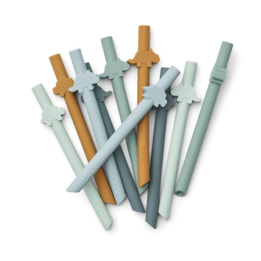 Liewood: silikonowe słomki Badu Straw 10-pack - Noski Noski