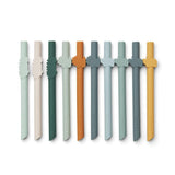 Liewood: silikonowe słomki Badu Straw 10-pack - Noski Noski