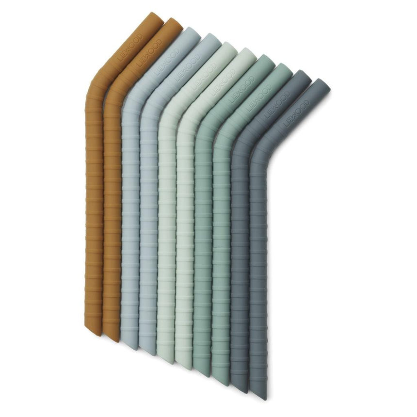 Liewood: silikonowe słomki Jonas Straw 10-pack - Noski Noski
