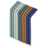 Liewood: silikonowe słomki Jonas Straw 10-pack - Noski Noski