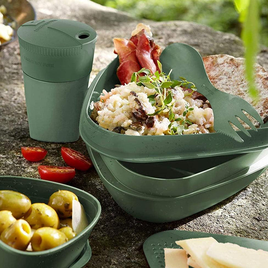 Light My Fire: turystyczny zestaw naczyń Pack 'n Eat Kit Bio 8 el. - Noski Noski