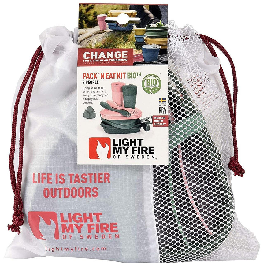 Light My Fire: turystyczny zestaw naczyń Pack 'n Eat Kit Bio 8 el. - Noski Noski